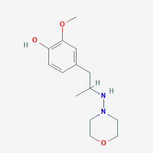 2-methoxy-4-[2-(4-morpholinylamino)propyl]phenol