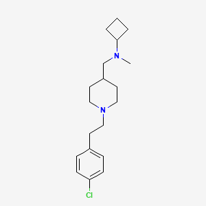 ({1-[2-(4-chlorophenyl)ethyl]-4-piperidinyl}methyl)cyclobutyl(methyl)amine