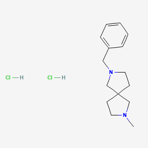 molecular formula C15H24Cl2N2 B5206894 2-benzyl-7-methyl-2,7-diazaspiro[4.4]nonane dihydrochloride 