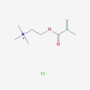 molecular formula C9H18ClNO2 B052070 (2-(甲基丙烯酰氧基)乙基)三甲基氯化铵 CAS No. 26161-33-1