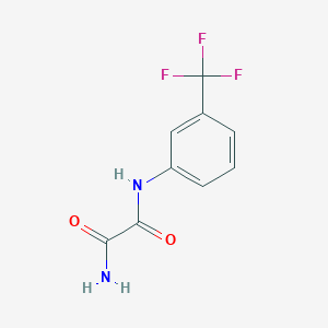 molecular formula C9H7F3N2O2 B5208702 N'-[3-(trifluoromethyl)phenyl]oxamide CAS No. 17738-87-3