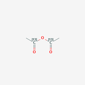 molecular formula C4H6O3 B052090 Acetic anhydride-1,1'-13C2 CAS No. 90980-78-2