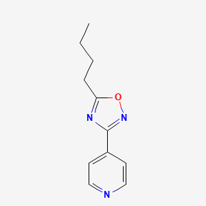 molecular formula C11H13N3O B5209007 5-Butyl-3-pyridin-4-yl-1,2,4-oxadiazole 