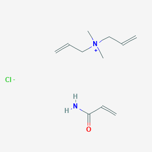 molecular formula C11H21ClN2O B052098 Dimethyl-bis(prop-2-enyl)azanium;prop-2-enamide;chloride CAS No. 26590-05-6
