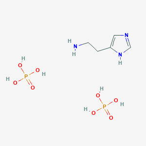 molecular formula C5H9N.2H3O4P B000521 Histamine phosphate CAS No. 51-74-1