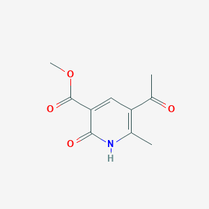 molecular formula C10H11NO4 B5210492 Methyl 5-acetyl-6-methyl-2-oxo-1,2-dihydropyridine-3-carboxylate 