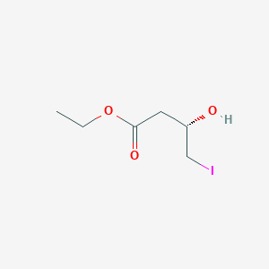molecular formula C6H11IO3 B052107 (S)-3-羟基-4-碘基丁酸乙酯 CAS No. 112100-39-7