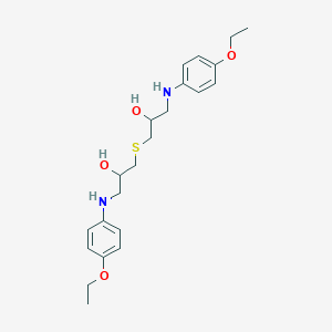 3,3'-thiobis{1-[(4-ethoxyphenyl)amino]-2-propanol}