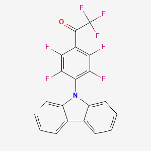 1-[4-(9H-carbazol-9-yl)-2,3,5,6-tetrafluorophenyl]-2,2,2-trifluoroethanone