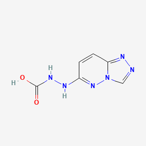 molecular formula C6H6N6O2 B5211280 ([1,2,4]Triazolo[4,3-b]pyridazin-6-ylamino)carbamic acid 