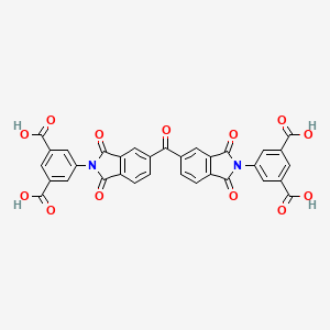 molecular formula C33H16N2O13 B5211709 5,5'-(Carbonylbis(1,3-dioxoisoindoline-5,2-diyl))diisophthalic acid 