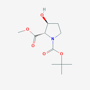 1-tert-butyl 2-methyl (2S,3S)-3-hydroxypyrrolidine-1,2-dicarboxylate