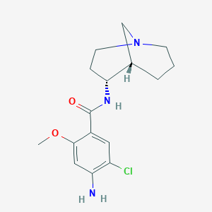 molecular formula C16H22ClN3O2 B052152 Renzapridum CAS No. 112727-80-7