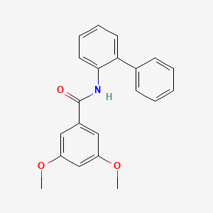 molecular formula C21H19NO3 B5215298 N-(biphenyl-2-yl)-3,5-dimethoxybenzamide 