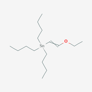 molecular formula C16H34OSn B052153 (Z)-1-Ethoxy-2-(tributylstannyl)ethene CAS No. 64724-29-4