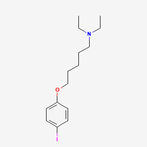 molecular formula C15H24INO B5215352 N,N-diethyl-5-(4-iodophenoxy)pentan-1-amine 
