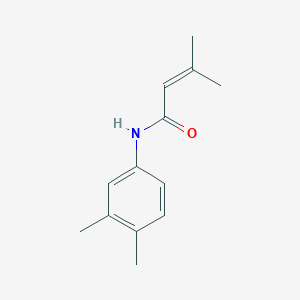 molecular formula C13H17NO B5216048 n-(3,4-Dimethylphenyl)-3-methylbut-2-enamide CAS No. 5449-05-8