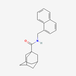 molecular formula C22H25NO B5216502 N-[(NAPHTHALEN-1-YL)METHYL]ADAMANTANE-1-CARBOXAMIDE 