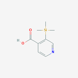 molecular formula C9H13NO2Si B052171 3-(Trimethylsilyl)pyridine-4-carboxylic acid CAS No. 112266-47-4