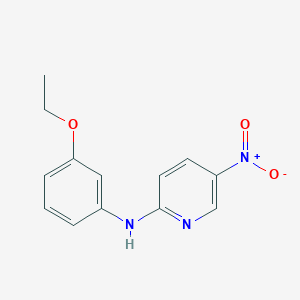 molecular formula C13H13N3O3 B5217555 N-(3-ethoxyphenyl)-5-nitropyridin-2-amine 
