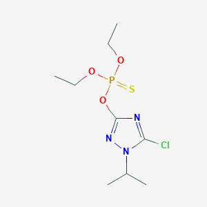 molecular formula C9H17ClN3O3PS B052178 Isazofos CAS No. 42509-80-8