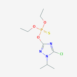 molecular formula C9H17ClN3O3PS B052178 异唑磷 CAS No. 42509-80-8