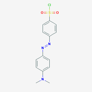 molecular formula C₁₄H₁₄ClN₃O₂S B052184 二甲氨基苯甲酰氯 CAS No. 56512-49-3