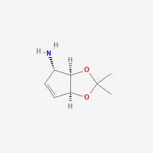 (3aR,4S,6aS)-2,2-Dimethyl-3a,6a-dihydro-4H-cyclopenta[d][1,3]dioxol-4-amine