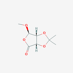 (3As,6R,6aR)-6-methoxy-2,2-dimethyl-6,6a-dihydro-3aH-furo[3,4-d][1,3]dioxol-4-one
