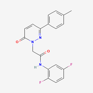 molecular formula C19H15F2N3O2 B5219508 N-(2,5-difluorophenyl)-2-[3-(4-methylphenyl)-6-oxopyridazin-1(6H)-yl]acetamide 