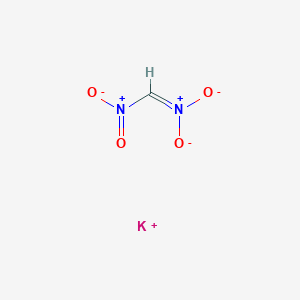Potassium;nitromethylidene(dioxido)azanium