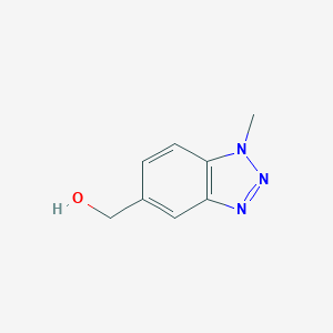 molecular formula C8H9N3O B052202 (1-methyl-1H-benzo[d][1,2,3]triazol-5-yl)methanol CAS No. 120321-72-4