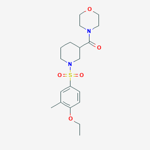 4-({1-[(4-ethoxy-3-methylphenyl)sulfonyl]-3-piperidinyl}carbonyl)morpholine