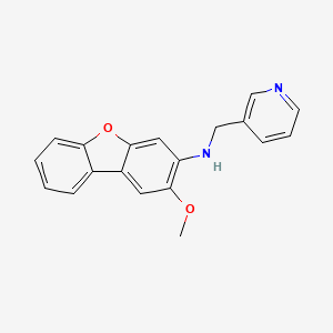 molecular formula C19H16N2O2 B5221604 N-(2-METHOXYDIBENZO[B,D]FURAN-3-YL)-N-(3-PYRIDYLMETHYL)AMINE 