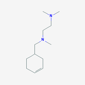molecular formula C12H24N2 B5221911 N'-(cyclohex-3-en-1-ylmethyl)-N,N,N'-trimethylethane-1,2-diamine 