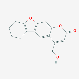 molecular formula C16H14O4 B052220 4-Hydroxymethyltetrahydrobenzopsoralen CAS No. 123577-48-0