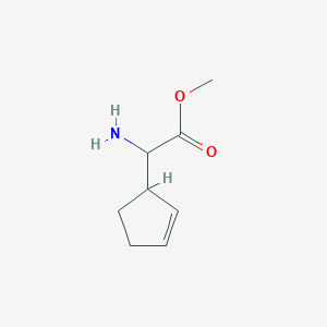 Methyl 2-amino-2-cyclopent-2-en-1-ylacetate