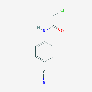 molecular formula C9H7ClN2O B052226 2-chloro-N-(4-cyanophenyl)acetamide CAS No. 114807-80-6