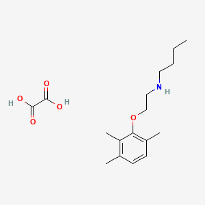 molecular formula C17H27NO5 B5223170 oxalic acid;N-[2-(2,3,6-trimethylphenoxy)ethyl]butan-1-amine 
