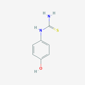 molecular formula C7H8N2OS B052233 1-(4-Hydroxyphenyl)thiourea CAS No. 1520-27-0