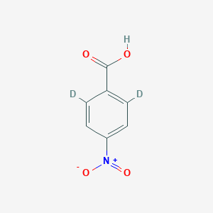 molecular formula C7H5NO4 B052234 2,6-Dideuterio-4-nitrobenzoic acid CAS No. 117868-95-8