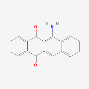 molecular formula C18H11NO2 B5223420 6-Amino-5,12-naphthacenequinone 