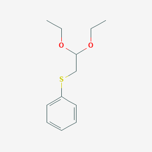 molecular formula C12H18O2S B052236 [(2,2-Diethoxyethyl)sulfanyl]benzene CAS No. 66616-26-0