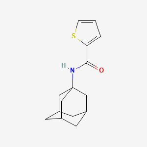 molecular formula C15H19NOS B5223726 N-(adamantan-1-yl)thiophene-2-carboxamide 