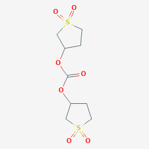 molecular formula C9H14O7S2 B5224169 Bis(1,1-dioxidotetrahydrothiophen-3-yl) carbonate 