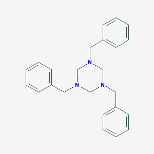 molecular formula C24H27N3 B052242 1,3,5-tribenzyl-1,3,5-triazinane CAS No. 2547-66-2