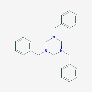 molecular formula C24H27N3 B052242 1,3,5-Tribenzylhexahydro-1,3,5-triazine CAS No. 2547-66-2