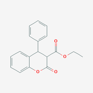 molecular formula C18H16O4 B5224516 Ethyl 2-oxo-4-phenyl-3,4-dihydrochromene-3-carboxylate 