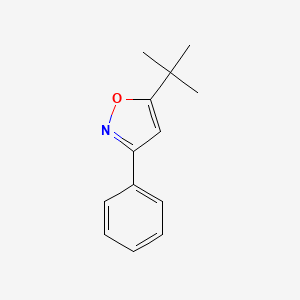 molecular formula C13H15NO B5224790 5-Tert-butyl-3-phenyl-1,2-oxazole 