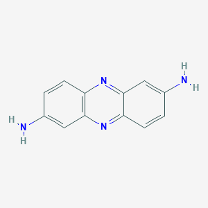 molecular formula C12H10N4 B052249 2,7-Diaminophenazine CAS No. 120209-97-4